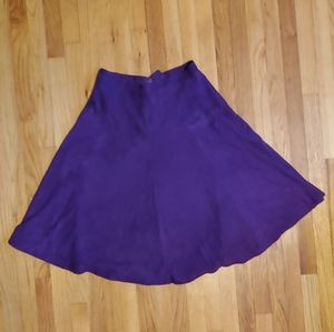 Vintage Maglia purple suede skirt size 14